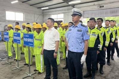 集團公司和智慧運營公司聯合青島交警支隊特勤大隊開展應急演練